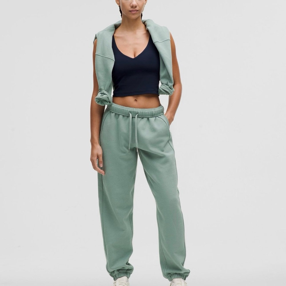 Lululemon Oversized Scuba Green Sweatpants M